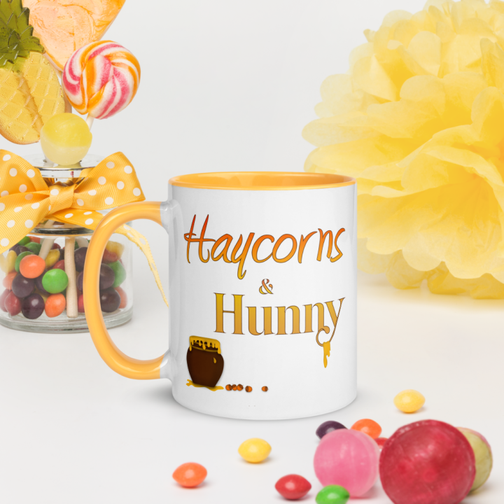Haycorns & Hunny Mug with Color Inside